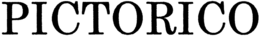 PICTORICO trademark