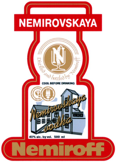NEMIROVSKAYA VODKA NEMIROFF trademark