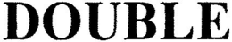 DOUBLE trademark