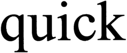 QUICK trademark
