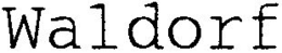 WALDORF trademark