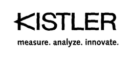KISTLER MEASURE. ANALYZE. INNOVATE. trademark