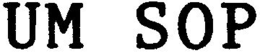 UM SOP trademark