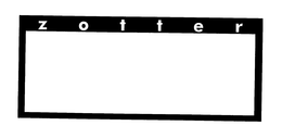 ZOTTER trademark