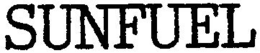 SUNFUEL trademark