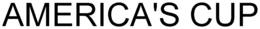 AMERICA'S CUP trademark