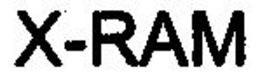X-RAM trademark
