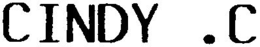 CINDY .C trademark
