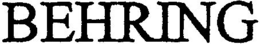 BEHRING trademark