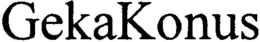GEKAKONUS trademark