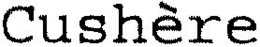CUSHÈRE trademark