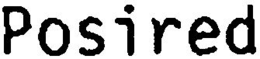 POSIRED trademark