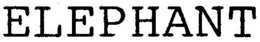 ELEPHANT trademark