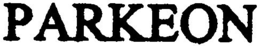 PARKEON trademark
