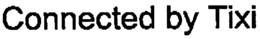 CONNECTED BY TIXI trademark
