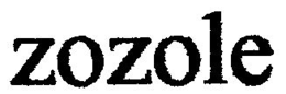 ZOZOLE trademark