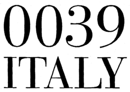 0039 ITALY trademark