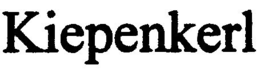 KIEPENKERL trademark