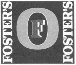 FO FOSTER'S trademark