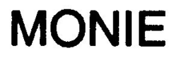 MONIE trademark