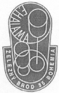 F.  HALAMA ZELEZNY BROD 55 BOHEMIA trademark