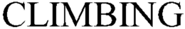 CLIMBING trademark