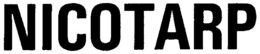 NICOTARP trademark