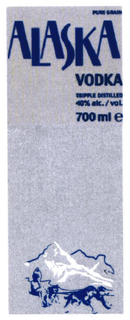ALASKA VODKA trademark