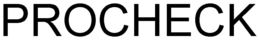 PROCHECK trademark