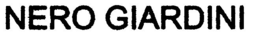 NERO GIARDINI trademark
