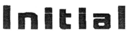 INITIAL trademark