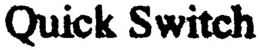 QUICK SWITCH trademark
