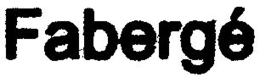 FABERGÉ trademark