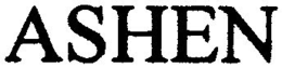 ASHEN trademark