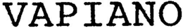 VAPIANO trademark