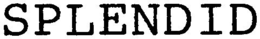 SPLENDID trademark