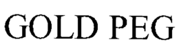 GOLD PEG trademark