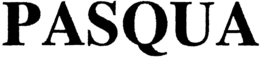 PASQUA trademark