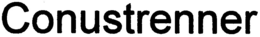 CONUSTRENNER trademark