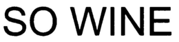 SO WINE trademark