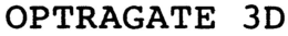 OPTRAGATE 3D trademark