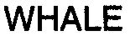 WHALE trademark