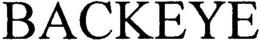 BACKEYE trademark
