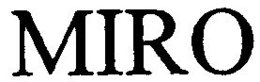 MIRO trademark