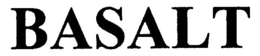 BASALT trademark