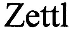 ZETTL trademark