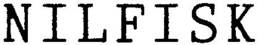 NILFISK trademark