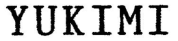YUKIMI trademark
