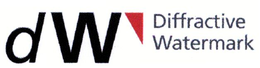 DW DIFFRACTIVE WATERMARK trademark
