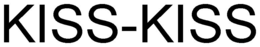 KISS-KISS trademark
